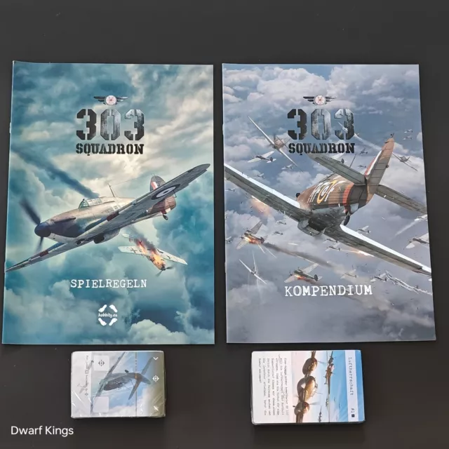 303 Squadron Regelbücher und Karten Sprachpaket Deutsch