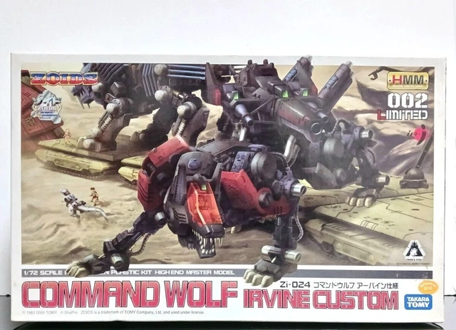 ZOIDS HMM 002 Zi-024 COMMAND WOLF IRVINE CUSTOM 1/72 Model KOTOBUKIYA ...