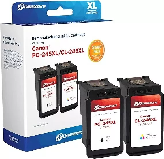 Dataproducts Inkjet Cartridge Combo Black/Color for Canon PG-245XL/CL-246XL