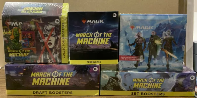 Mtg March Of The Machine Draft Set Epilogue Collector Boosters & Prerelease 👀
