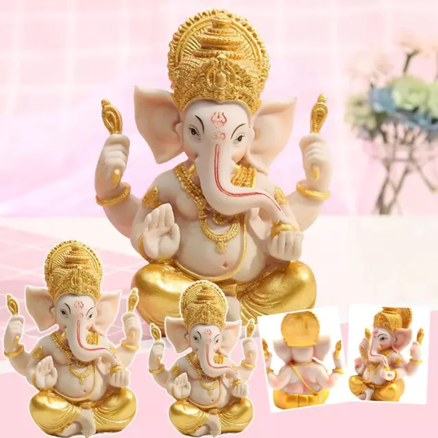 Desktop Home Office Fengshui Southeast Asia Indian God Elephant Furnishing U6J3