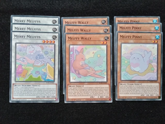 YU-GI-OH 9 CARD Melffy Deck Core 2.99 - PicClick UK