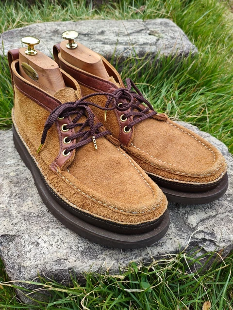 UNUSED × Russell Moccasin ボア モカシン