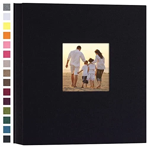 Álbum de fotos de lino tapa dura 4x6 1000 fotos gran capacidad para bodas familiares y