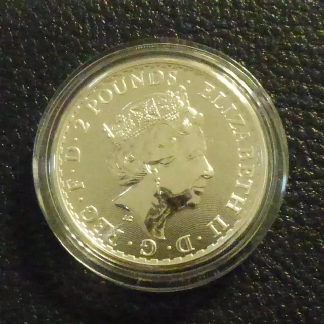 UK 2£ Britannia 2019 Oriental Border 1 oz silver 99.9%, within a capsule 2