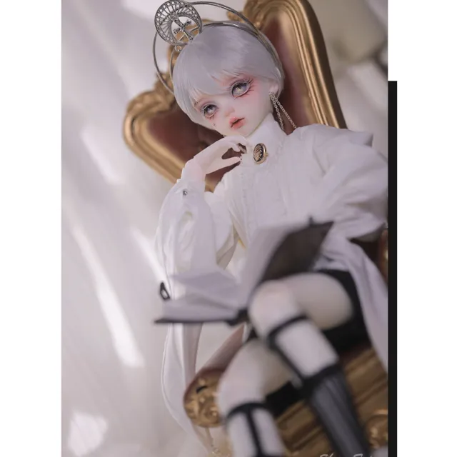 1/4 BJD Doll Pope Boy Male Ball Jointed Resin Eyes Face Makeup Bare Nude Dolls