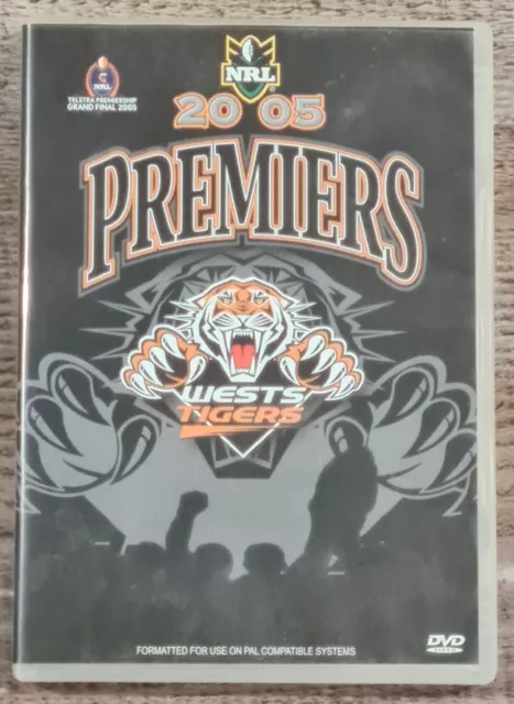 Wests Tigers 2005 NRL Premiers Grand Final Panoramic Photo Framed