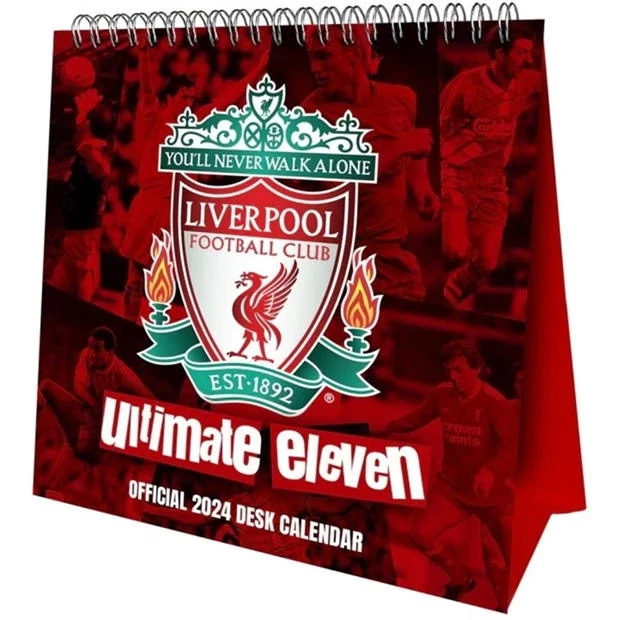 LIVERPOOL FC DESKTOP Calendar 2024 £6.00 PicClick UK