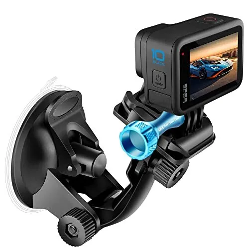 Car Suction Cup Mount for GoPro Hero 11 10 9 8 7 6 5 4 3 3+ 2 Sessi...