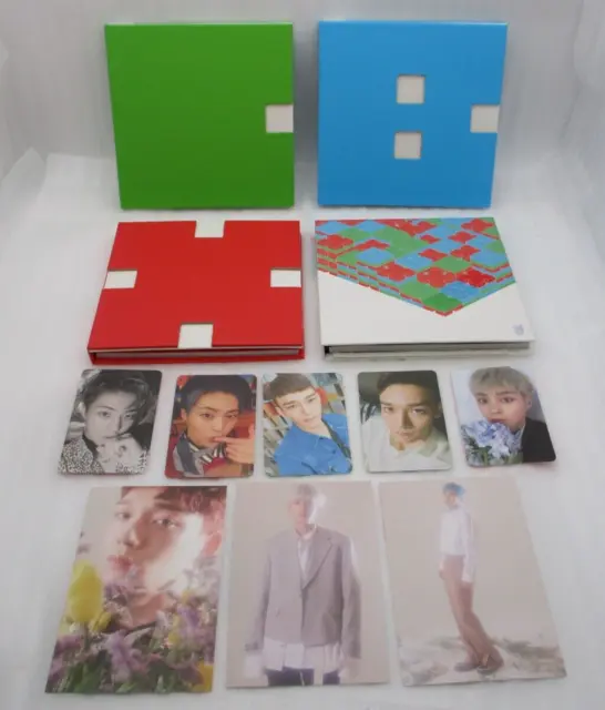 Exo-Cbx 4CDs Hey Mama ! 3types & Blooming Jours W/5 Cartes Coréen Version Xiumin