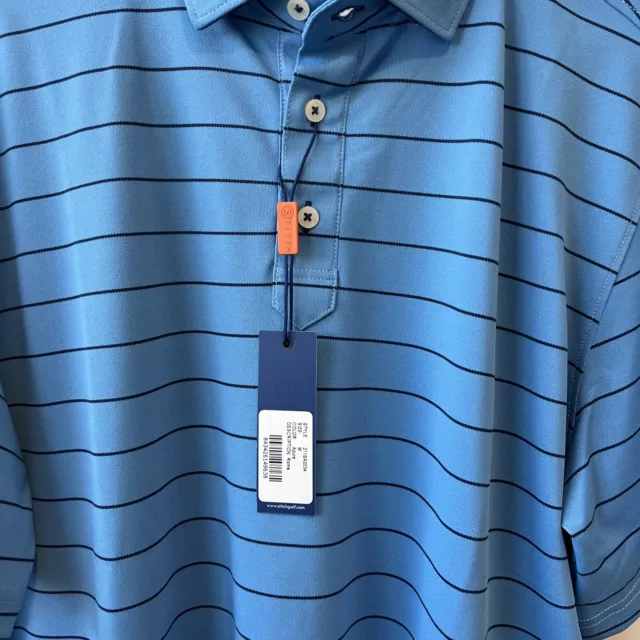 stitch golf polo medium new