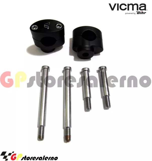 Coppia Riser Rialzati Da 1 Cm Manubri 28Mm Universali Moto Guzzi