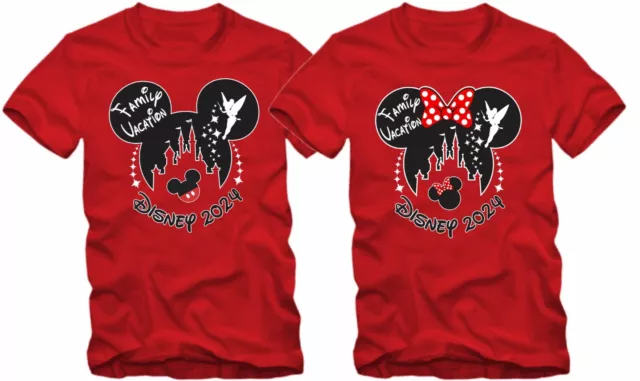 FAMILY VACATION 2024, Disney Trip 2024, Tinker Mickey Minnie Shirt, Trending Tee