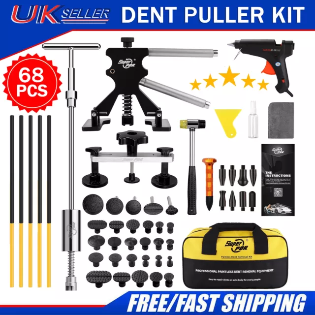 PDR Car Body Dent Removal Kit Glue Dent Puller Tabs Pulling Paintless Tools UK