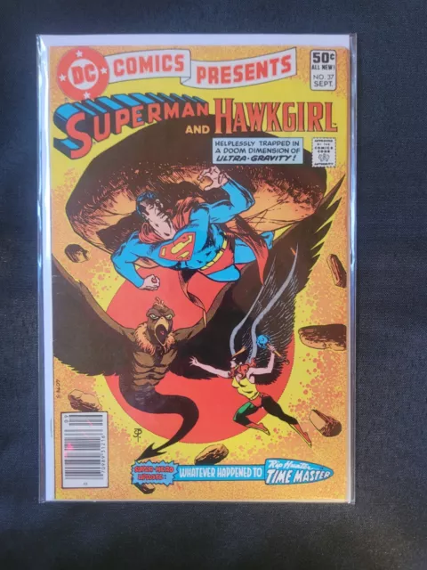 DC Comics Presents 37 VF/NM Superman, Hawkgirl, 1981 Jim Starlin ~ High Grade