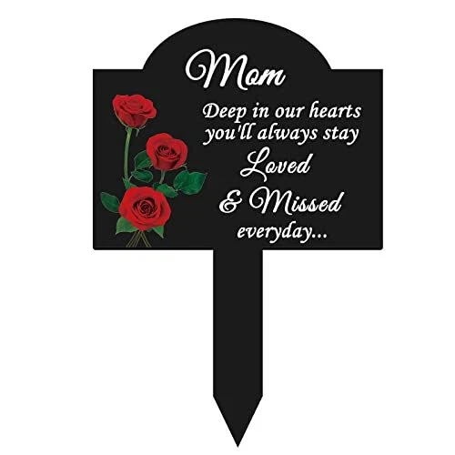 Estacas conmemorativas cementerio tumba marcadores de estaca placas conmemorativas para...