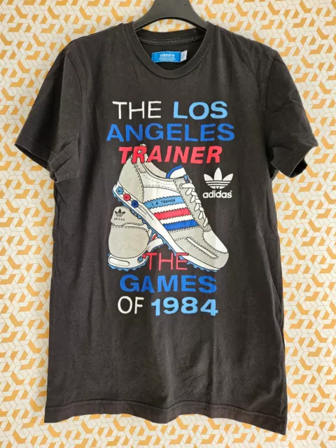 Tee Shirt adidas the Los Angeles trainer Games 1984 Noir coton Jersey - S