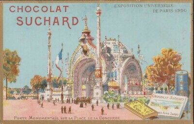 CHROMO 1890-1905 CHOCOLAT LOMBART PARIS PLACE DE LA CONCORDE CHAMBRE DES DEPUTES 