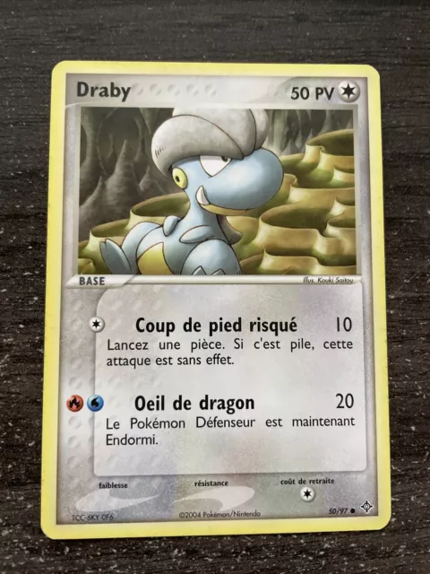 Draby Commune - Pokémon 50/97 Ex Dragon Proche Du Neuf Fr