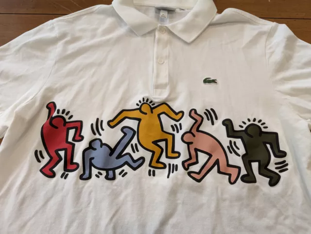 Polo lacoste x keith haring deals
