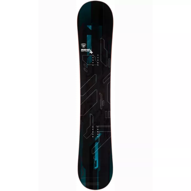 Tabla de Snowboard District Negro + Fijaciones ROSSIGNOL Battle Negro/Azul M/L