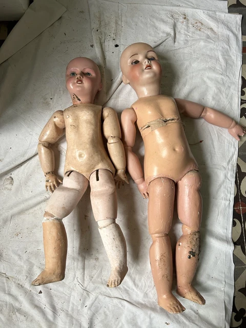 Ours Singe Ancien En Peluche - Pour Poupée Jumeau, Bru, SFBJ, Steiff - À Restaurer