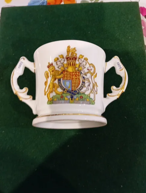Aynsley Loving Cup Mug Commemorating Diamond Jubilee of Queen Elizabeth II
