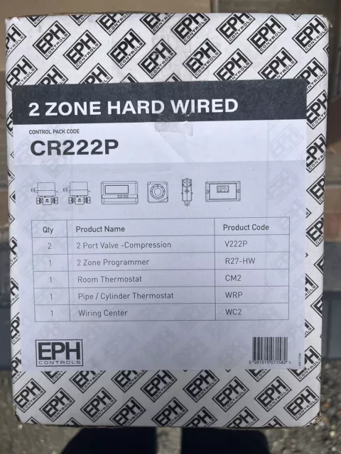 EPH CR222P 22mm S Plan Heating Controls Pack