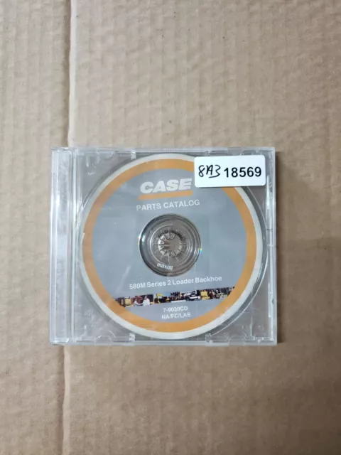 Case 580M Series 2 Loader Backhoe Parts Catalog CD CD-ROM