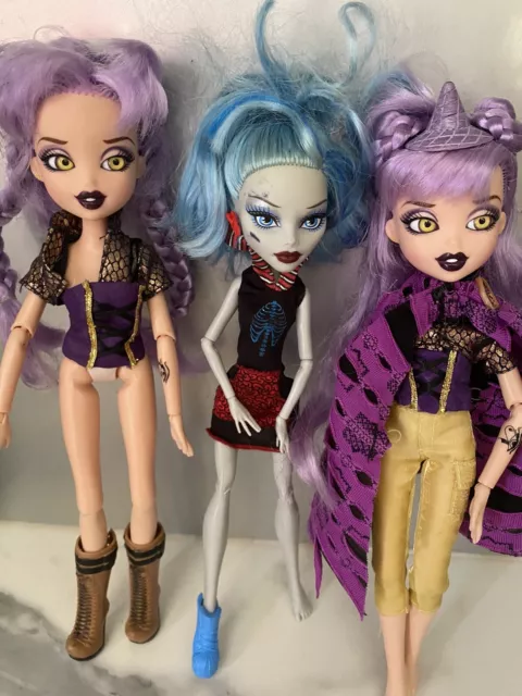 Monsters High X 3 Dolls