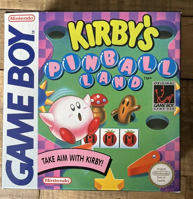 Pinball Land GAME BOY NINTENDO Kirby's Pinball Land Vintage Rare TBE Boîte ...