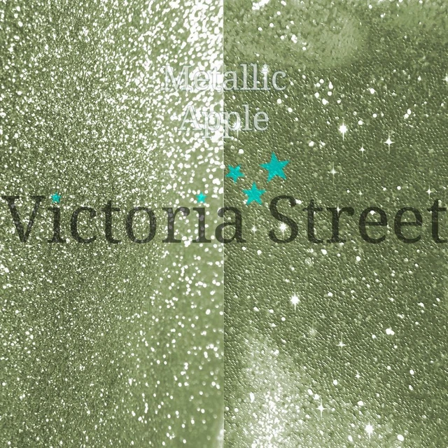 Victoria Street Glitter - Metallic Apple - Fine 0.008" / 0.2mm Light Green Mint