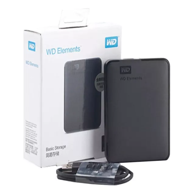 2 TB Western Digital Tragbare Externe Festplatte USB 3.0 MAC XBOX PS4 PS5 PC TV