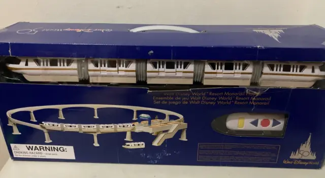 Walt Disney World Resort 50th Anniversary Monorail Play Set Damage Package