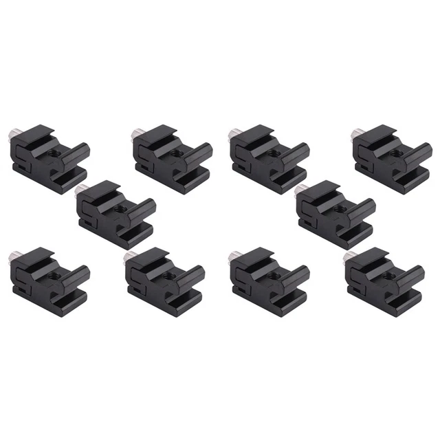 10 piezas Cámara Metal Zapato Frío Zapato Flash Soporte Flash Montaje Adaptador m A6M8