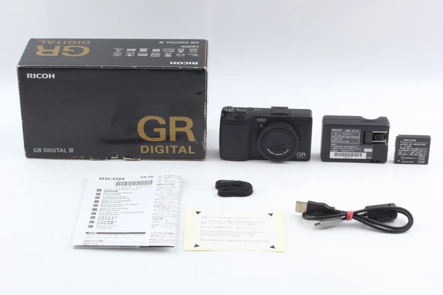 [Near MINT] RICOH GR DIGITAL IV 10.1 MP DIGITAL Camera Black body From JAPAN 3