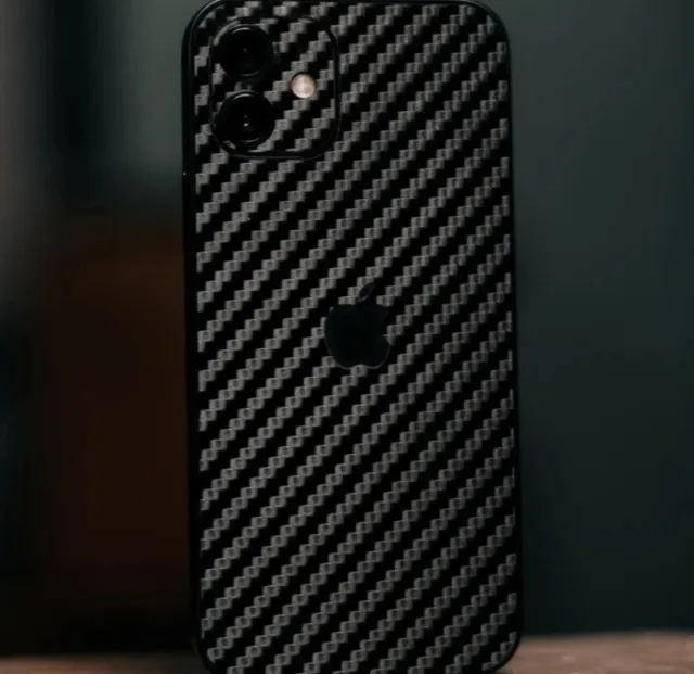 iPhone Skin Wrap Carbon Textured Decal Skin Case Vinyl Sticker For iPhone Models