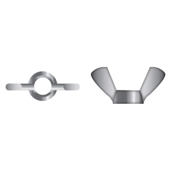 Seachoice MP1371SC #10-24 Stainless Steel SAE Wing Nut 2 Pieces