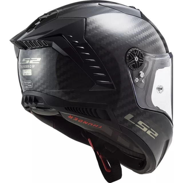 LS2 FF805 Thunder Carbon 06 Glossy Carbon 06 61/62-XL Sport Motorrad Helm NEU++ 2