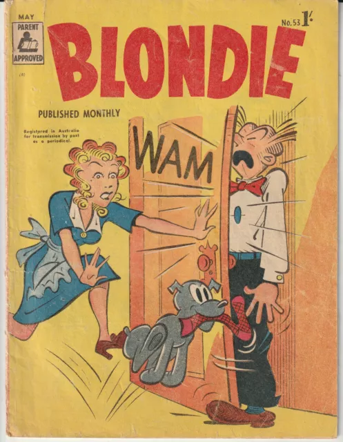 Australian Comic: Blondie Monthly #53 Associated Newspapers 1957