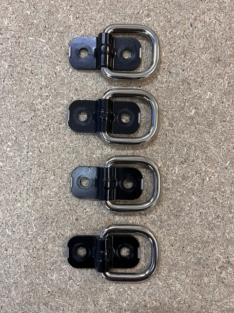 4x Zurrbügel Zurrösen Anhänger Zurröse Befestigung Spanngurt Halter Verzurrösen
