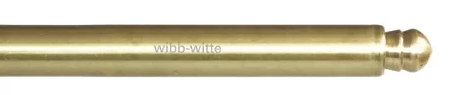 Barra scale 105 cm ottone massiccio - 9 mm lucido, verniciato+