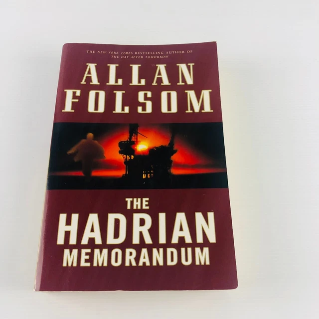 The Hadrian Memorandum By Allan Folsom Thriller Fiction Large Paperback Book