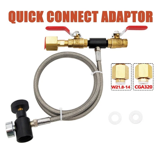 Premium CGA320 CO2 Gas Cylinder Refill Adapter Longlasting and Reliable