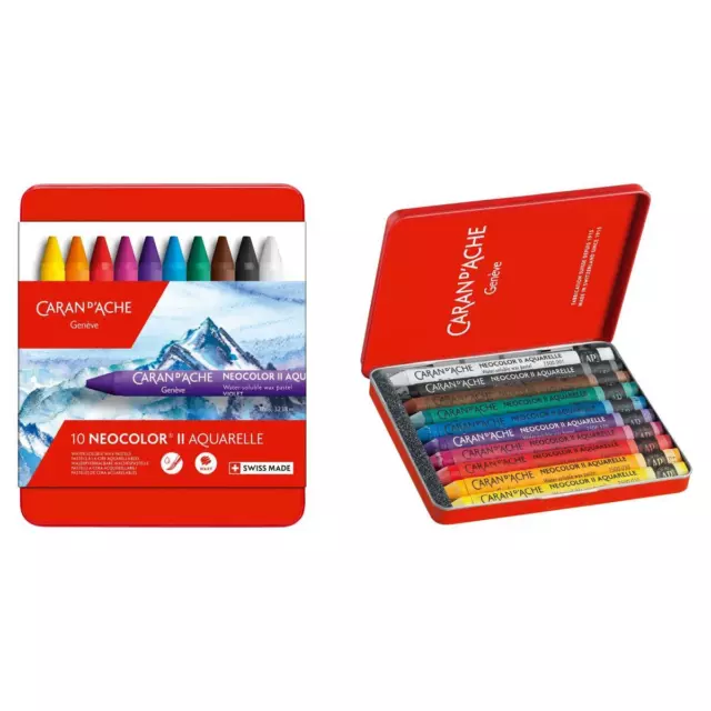 Aquarell-Wachsmalstift NEOCOLOR II, 30er Etui CARAN D'ACHE 7500.330 (76101862433