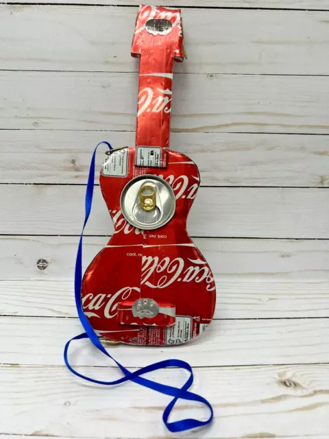 Coca Cola Toy Guitar - Made from Coca Cola soda cans