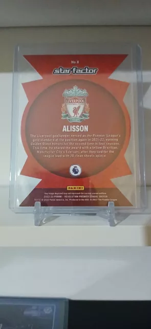 Alisson 2022-23 Panini Revolution Epl Star Factor Liverpool Sp 2