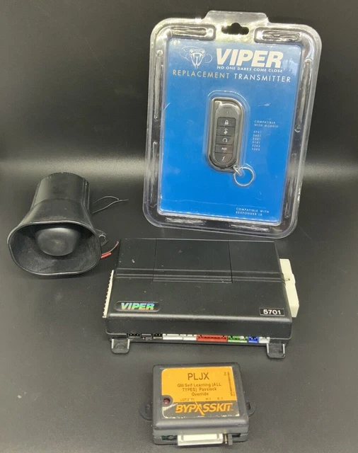 Viper 5701 Black Responder  Car Alarm Security & Remote Start System