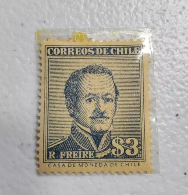 Correos De Chile R. Freire $3 Postage Stamp  06/294