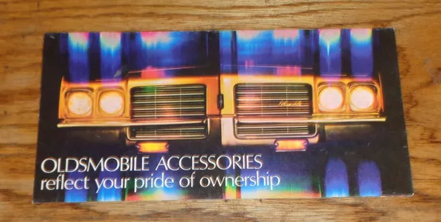 Original 1970 Oldsmobile Accessories Sales Brochure 70 Toronado Cutlass